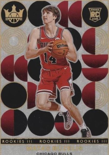 2024-25 Panini Court Kings Matas Buzelis #15 RC Rookie Blank Slate 