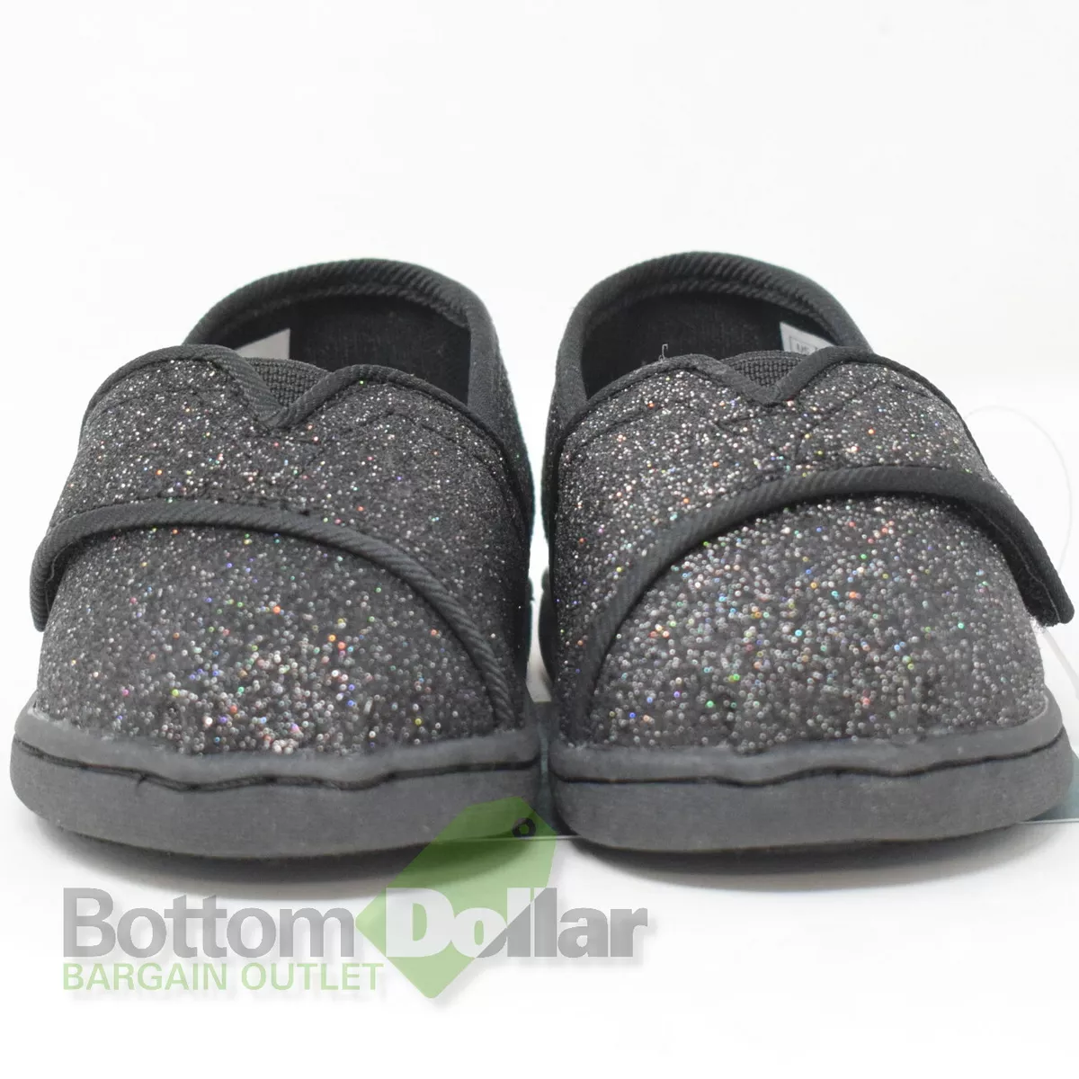 Toms black hot sale glimmer women's classics