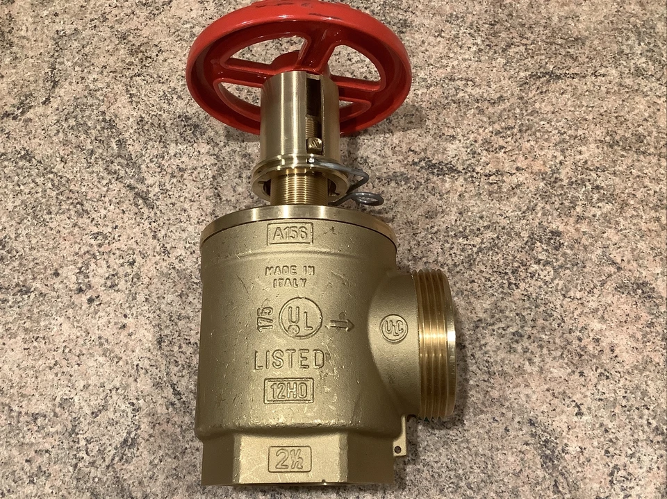 GIACOMINI Fire Hose pressure restricting angle valve 2-1/2” A156 12HO 300PSI - Image 2 of 4