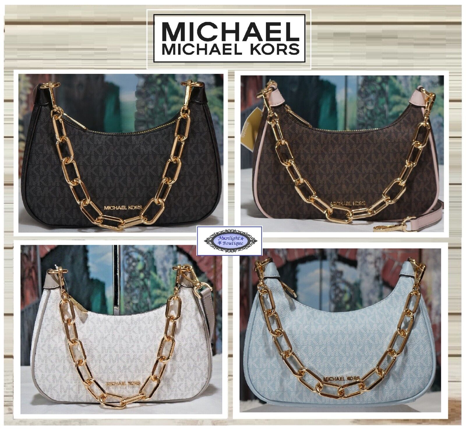 MICHAEL Michael Kors Cora Medium Shoulder Bag – Lussonet