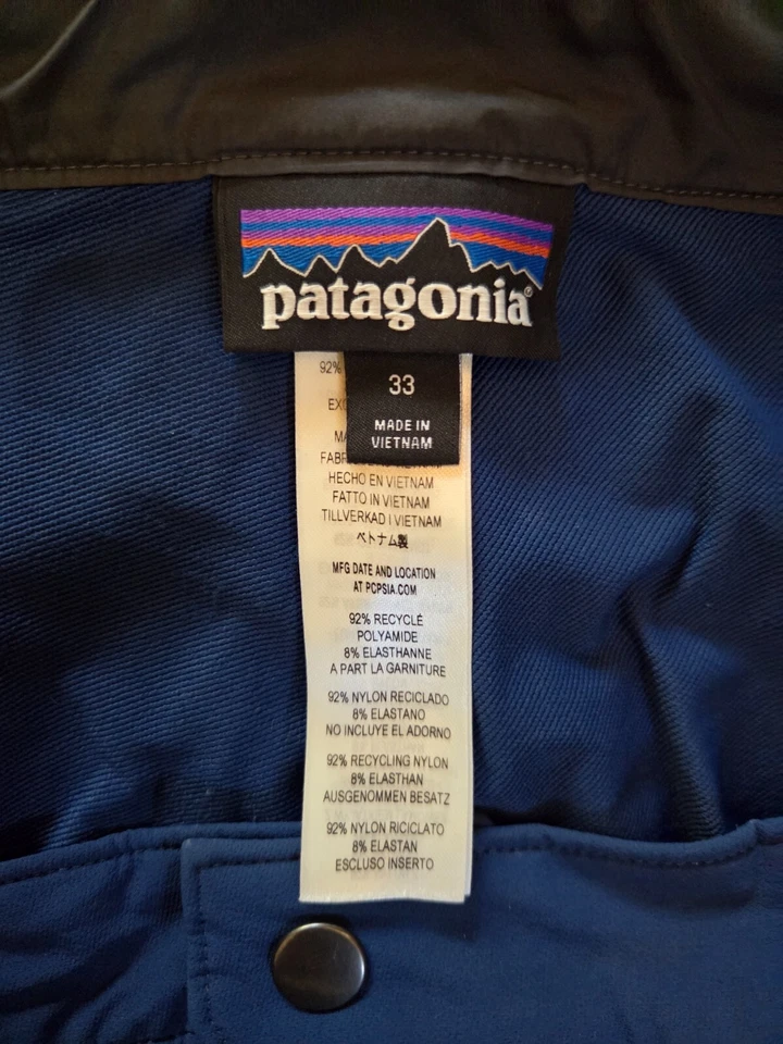 Pantalones guía alpinos Patagonia para hombre - talla 33, color: azul lagom Foto 3 de 3