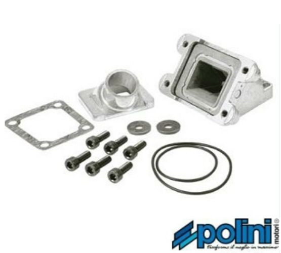 Boite a clapet avec pipe racing Polini augmente la reprise du moteur Peugeot 103