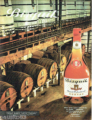 ADVERTISEMENT ADVERTISING 096 1961 Cognac Bisquit Triomphe
