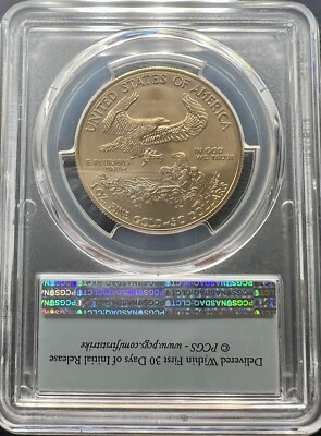 2018 1 oz $50 Gold Eagle Coin PCGS MS70 First Strike Label | eBay