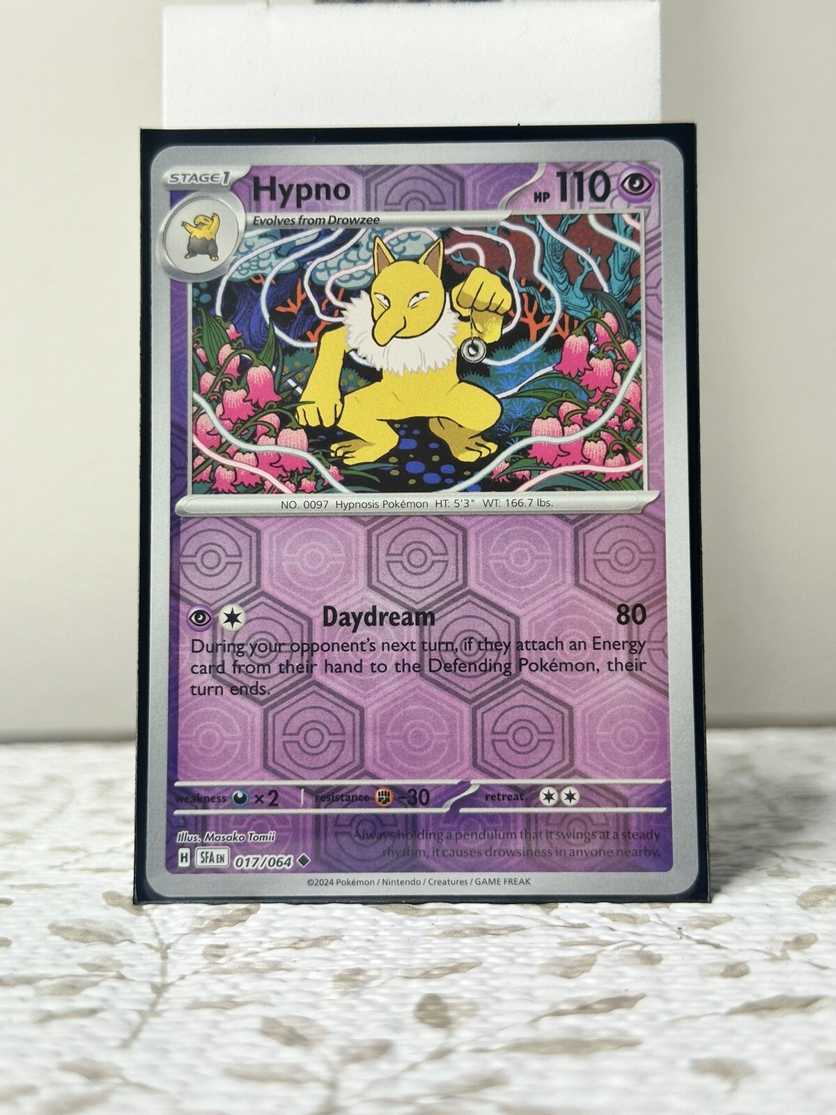 Hypno 17/64 - Reverse Holo - Shrouded Fable - Uncommon - Read Desc.
