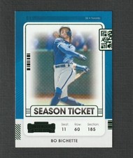 2021 Panini Contenders Bo Bichette GREEN #38 Toronto Blue Jays