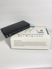 USB C Laptop Docking Station 15 in 1 Dock with 4K Triple Display Multiport Ad...