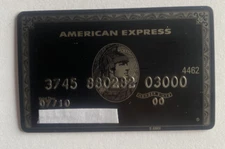 Collectible Titanium Black Card