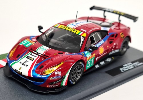 Altaya 1/43 - Ferrari 488 GTE Silverstone 2017 #51 Diecast Scale Model Race Car - Picture 3 of 6