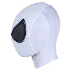 White Future Foundation Spider-Man Mask Cosplay Costume Spiderman Halloween Prop