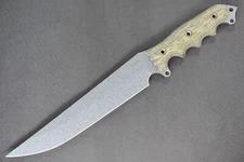 2017 Busse Combat Argonne Attack .235" Hammered Silver INFI Blade, Black Canvas