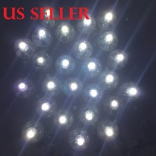 50pcs Bright White Color LED Balloon Light For All Party Decor