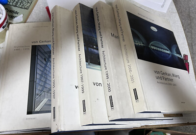 Von Gerkan, Marg und Partner. Architecture (Architektur) 6 Bände 1988-2001