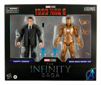 Hasbro The Infinity Saga Marvel Legends Series Iron Man & Happy Hogan Neu & OVP