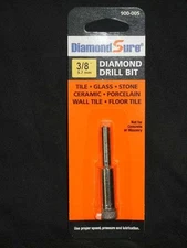 3/8" 9.7 mm DiamondSure Diamond Drill Bit Hole Saw Wall Tile Glass Stone Granite