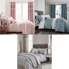Catherine Lansfield Sequin Cluster Embellished Bedspread 240x260cm Bedding UK