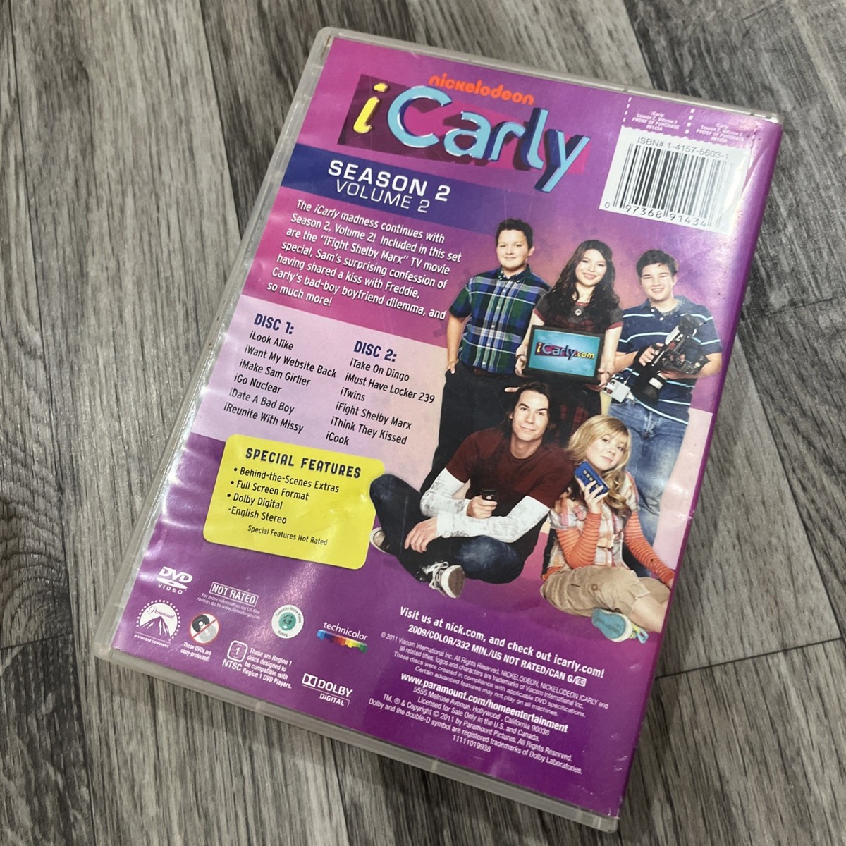 Icarly: Season 2 Volume 2 (DVD, 2009) 97368914346| eBay