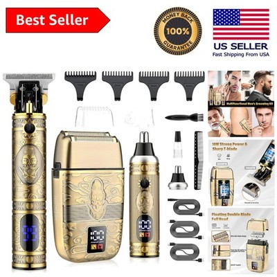 Professional Cordless Hair Clippers with 4 Guide Combs - Ultimate Grooming Kit
