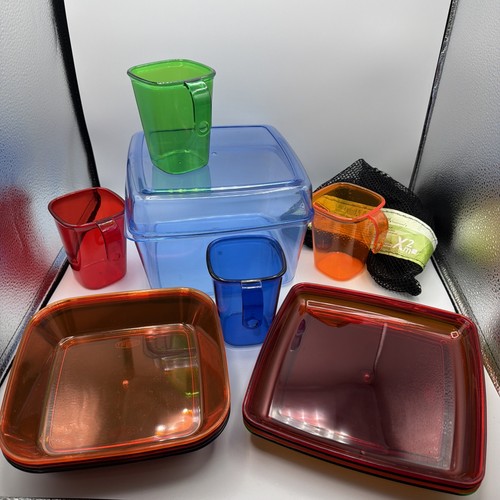 GSI Outdoors Modular Table Set for 4 Plates, Bowls Cups in Packable Case