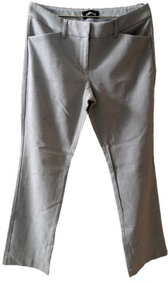 Express Women s Gray Editor Barely Boot Low Rise Dress Pants -Size 4 Short