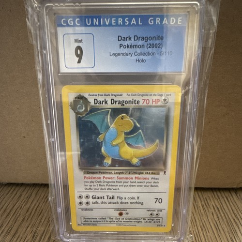 Dark Dragonite graded CGC 9 for sale on eBay