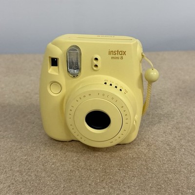 Fujifilm Instax Mini 8 Yellow Instant Film Camera Fully Tested