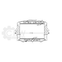 AVA Quality Cooling WasserküHler KüHlrippen GelöTet FüR BMW 7Er E65 E66 E67