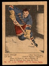 1951-52 Parkhurst EX Gaye Stewart #99