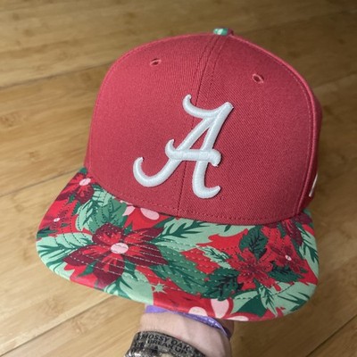 Nike True Alabama Crimson Tide Bama Floral Summer Mens Snapback Hat Cap Hawaii