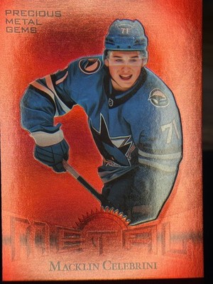 MACKLIN CELEBRINI 2025-26 Skybox Metal Precious Metal Gems RETRO RED PMG /100 SP