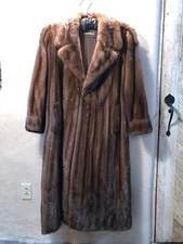 YSL Full Length Mink Fur Coat, Nieman Marcus, Size L