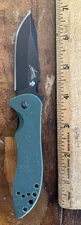 Kershaw Emerson Folding Knife 6074OLBK Green G10 Black DLC Blade