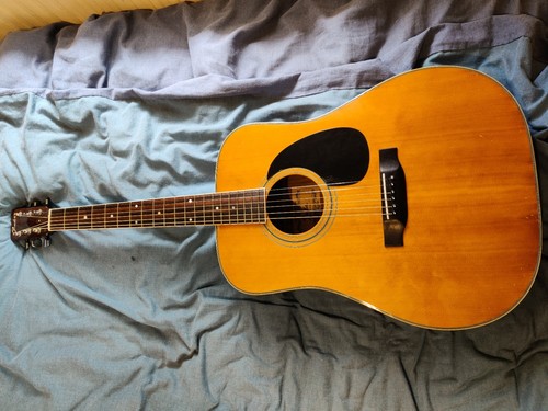 1974 Fender F-85 Acoustic Guitar Made In Japan