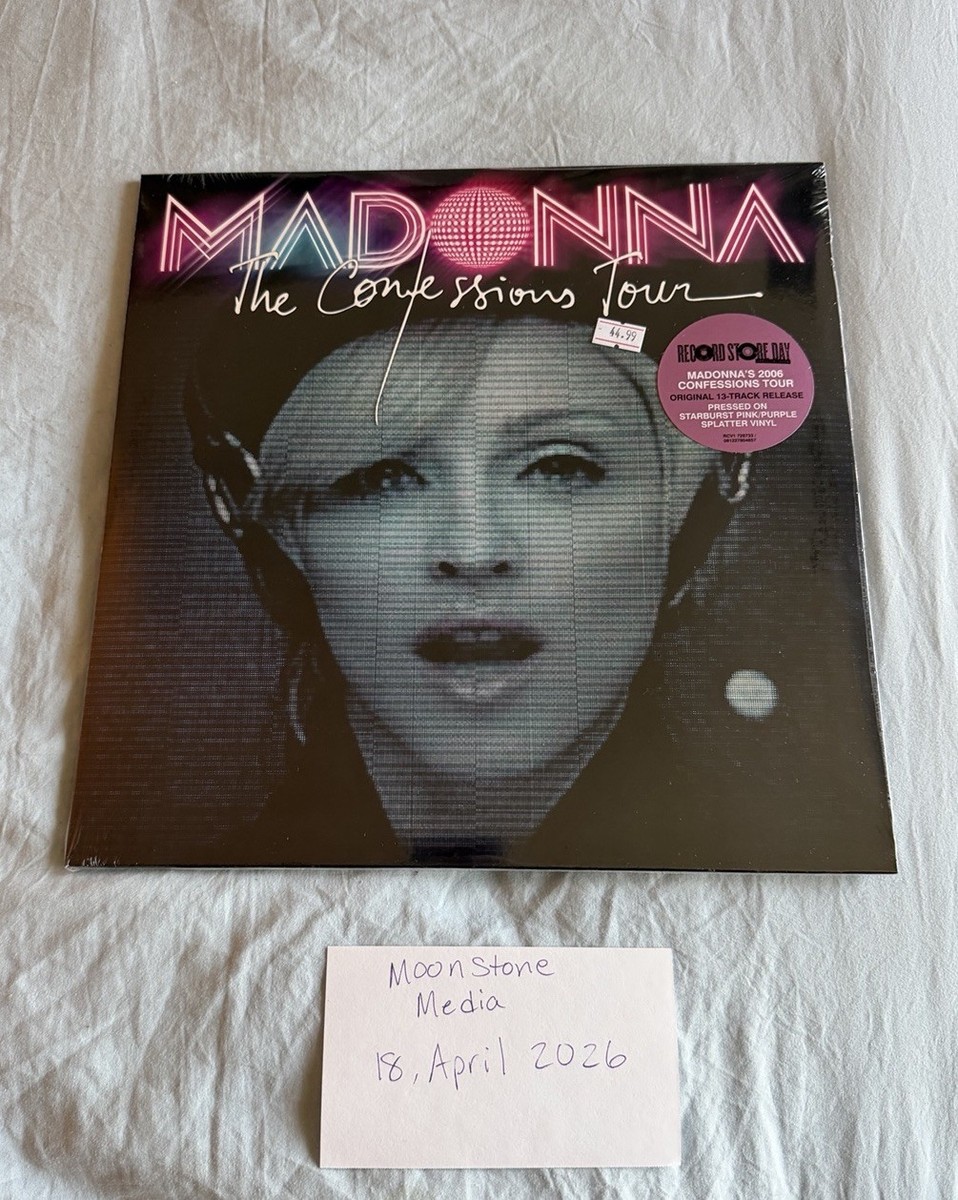 Madonna The Confessions Tour London Pink Purple Splatter Vinyl RSD