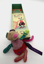 Moulin Roty Le Jolis pas Beaux Milk Tooth Mouse Plush 5" Retired with Box