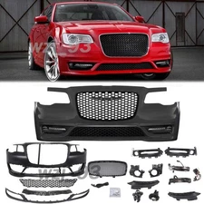 For 2015-23 Chrysler 300/C SRT 8 Style Front Bumper Kit Conversion Assembly Set