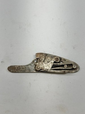 SxS Crescent Flat Spring Hammerless Marked Left Lock Assembly Unknown Model