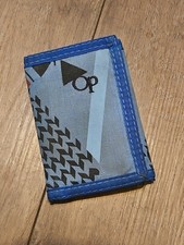 VTG Ocean Pacific OP Wallet 80s Memphis Geometric Hook Loop Surf Skate Montabert