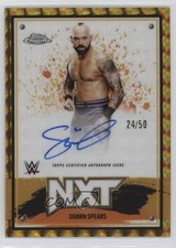 2025 Topps Chrome WWE NXT Gold Geometric Refractor 24/50 Tye Dillinger Auto 3hd