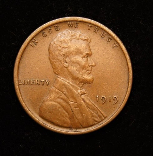 1919  Lincoln Wheat Cent  AU