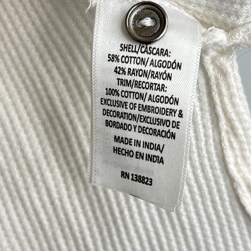 IDYLLWIND Miranda Lambert Waffel Henley Thermo Shirt Western Boho Neutral Gr. XL - Bild 12 von 23