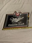 Miller Lite Vintage Beer Sign Plastic Bar Pub Sign Collector Vintage Beer Sign