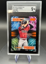2023 Topps Stadium Club Beam Team Orange #BT-13 Corbin Carroll 7/10 Jersey Match