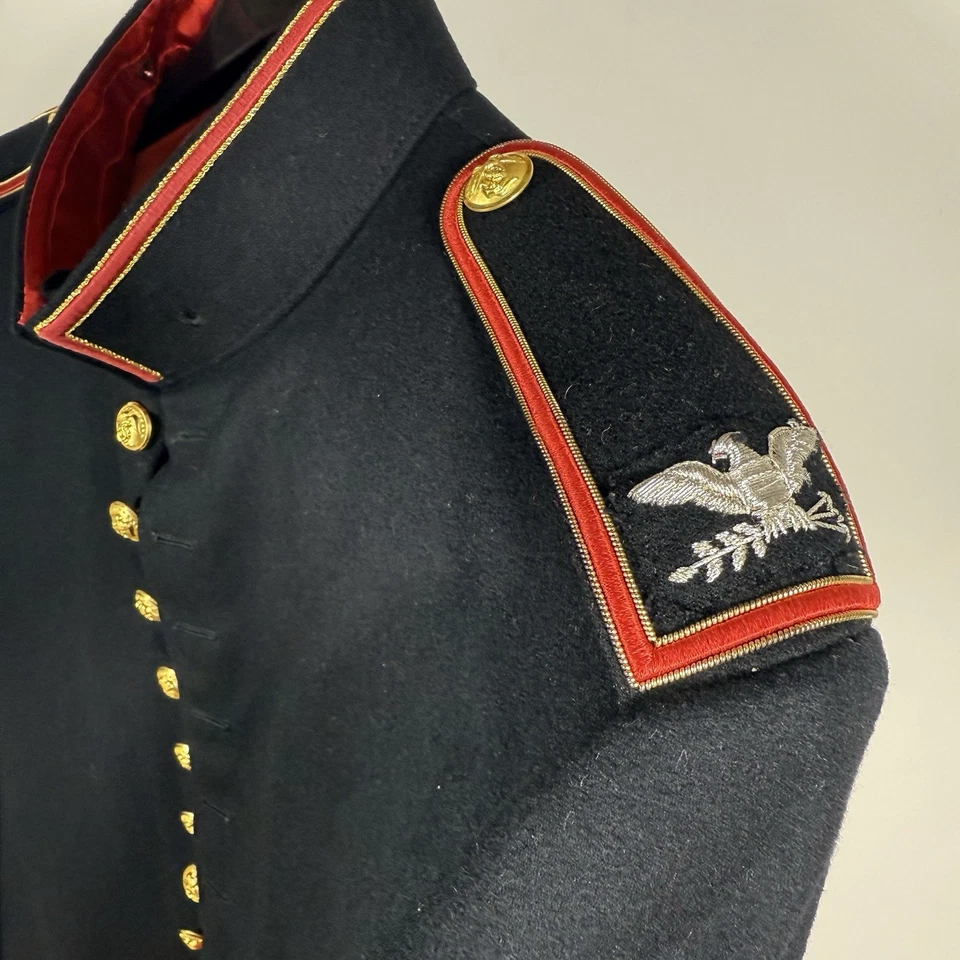 USMC Cuerpo de Marines Nombrado Coronel Oficial Vestido de Noche Uniforme Desorden Cena ¡GUAU!! Foto 4 de 4