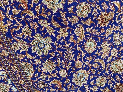 100% Silk Rug Mughal Era Pictorial Silk Rug Handmade Fringes and Borders 3x5 ft - Picture 10 of 10