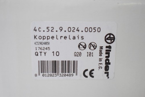 Finder 4C.52.9.024.0050 Relay 24V/DC Switching Current, Tension Spring Terminals - Picture 3 of 3