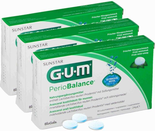 GUM® PerioBalance® Loose Tablets (3 x 30 Pieces) PZN 10032691-