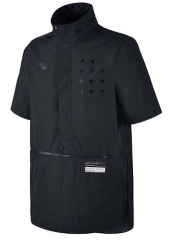 NIKE Sportswear Air Pivot V3 Black 1/2 Zip Pullover Basketball Jacket NEW Mens L - Picture 3 of 8