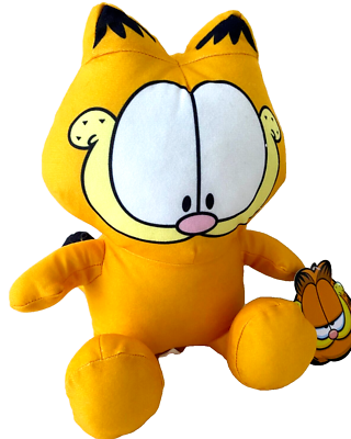 Large Sitting Garfield the Cat Plush Toy 10 inch tall. New with