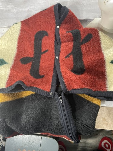 BIEDERLACK Fish Camp CUDDLE WRAP Stadium Blanket Canoe Fish Snap Zip Made In USA - Picture 7 of 9